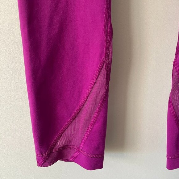 Lululemon Crop Activewear Leggings Regal Plum Purple 4 - Picture 6 of 8
